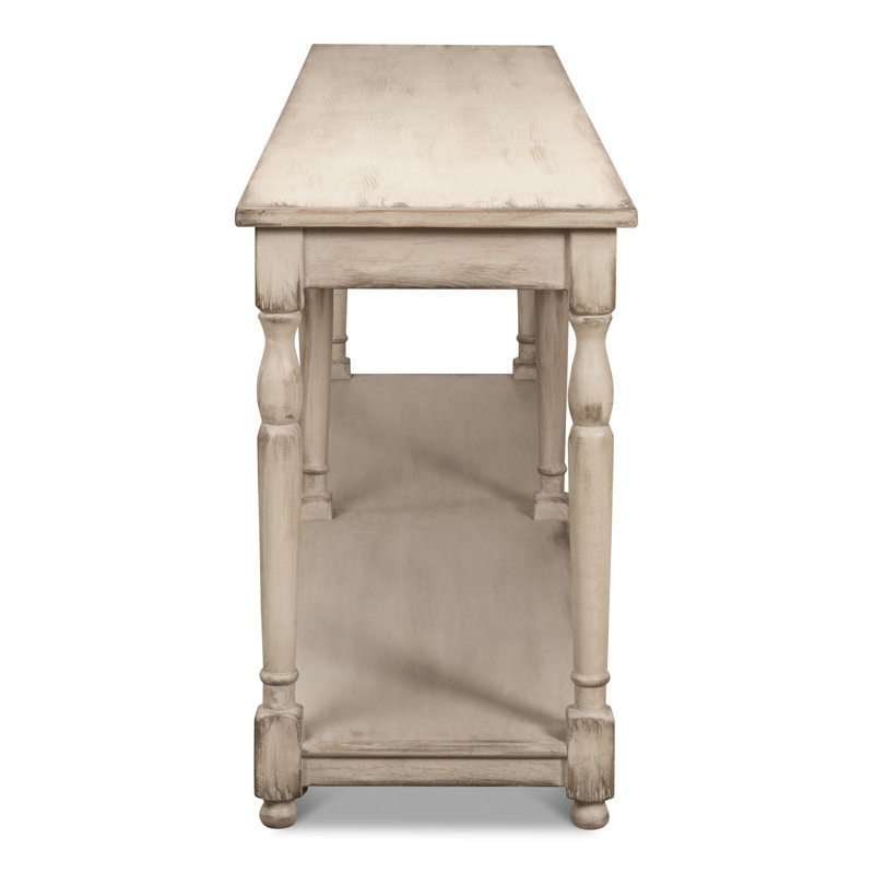 Jensen 95'' W Solid Wood Console Table