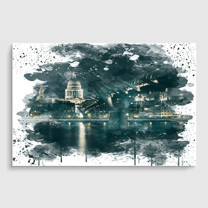 St Pauls Cathedral London - Frameless Print, 29.7cm H x 42cm W