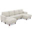 4 Seater Corduroy Sofa & Chaise-6392074