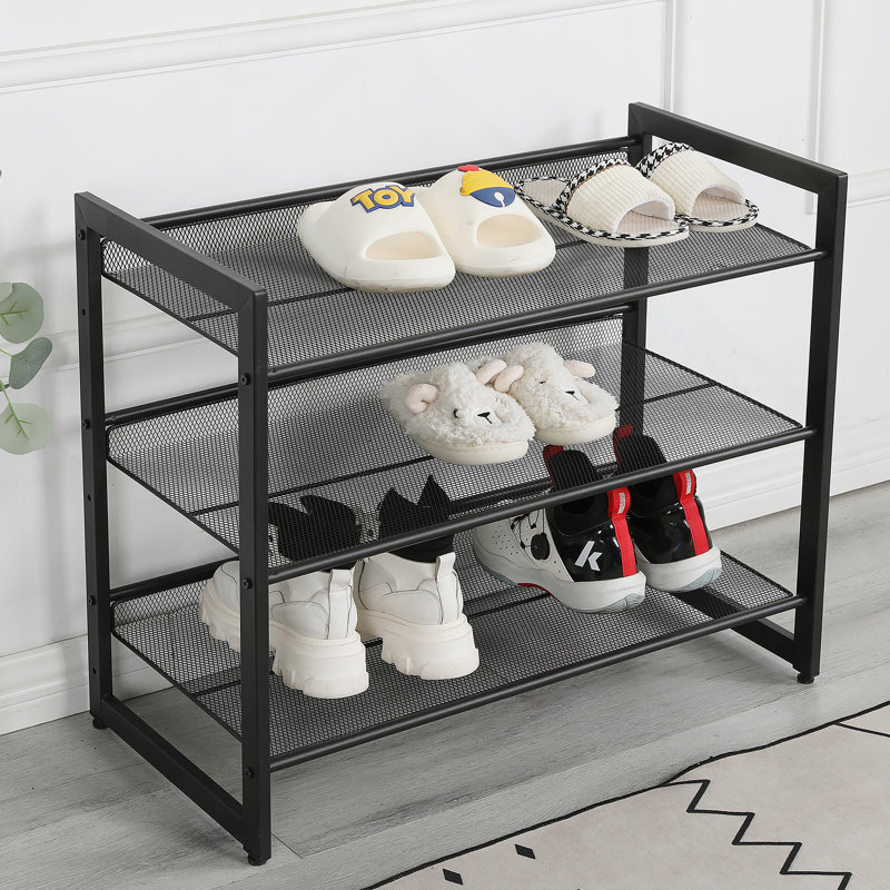 Bookshelf, 3-Tier Freestanding Shoe Rack