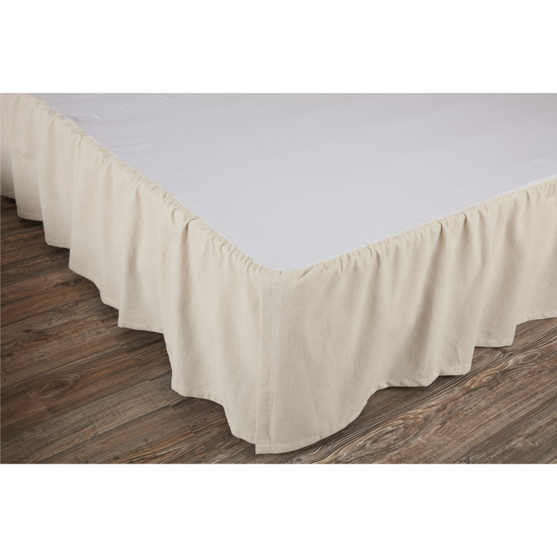 Market Place Natural Queen Bed Skirt 80Lx60Wx16, 16", Queen