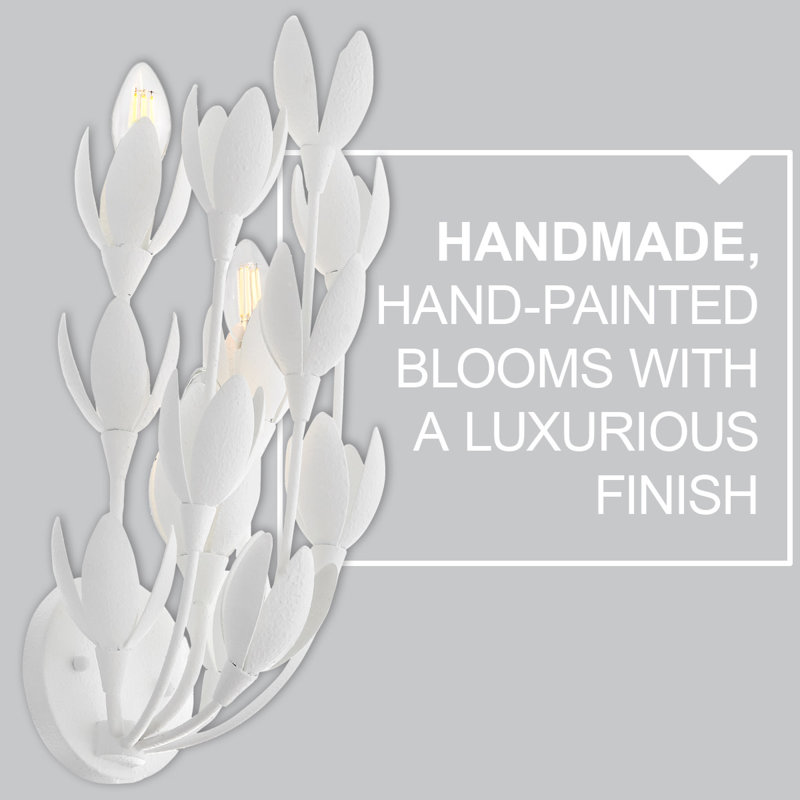 Hinkley Flora Linear Chandelier, Textured Plaster