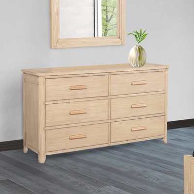 Natteal 6 Drawer 68" W Double Dresser
