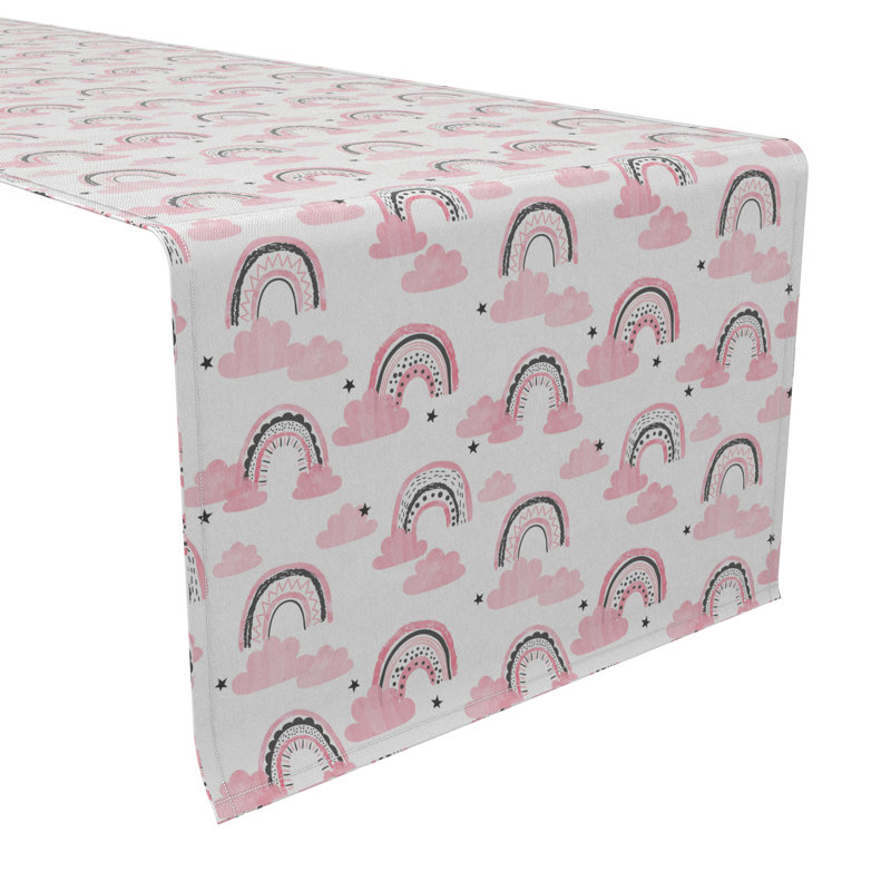 Rectangular Cotton Twill Table Runner, 72" x 16" 