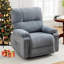 Fauteuil inclinable, canapé pivotant simple pivotant à 360 degrés, équipé d'un coussin et d'un dossier moelleux, fauteuil confortable, convient au fauteuil de salon