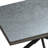 Retro Rectangular Stretch Dining Table, Stylish Simple Metal Dining Chair, Combination Set