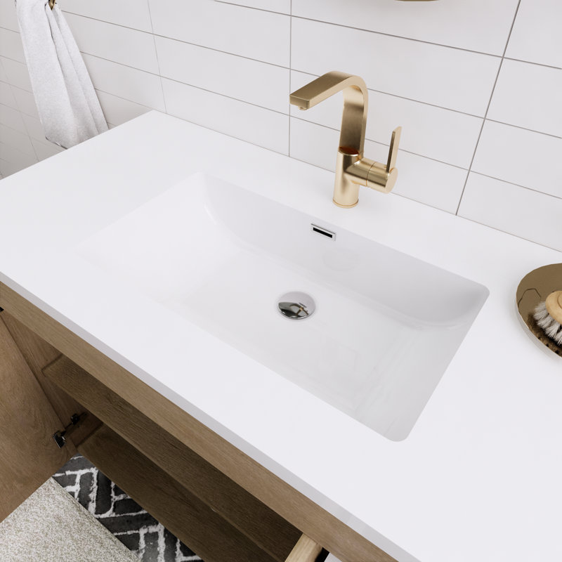 42'' Single Bathroom Vanity with Acrylic Top
