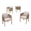 Chaise de patio d'extérieur avec coussins Coleon