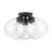 Gamby Glass Semi Flush Mount-840384254