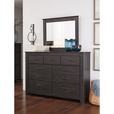 Penndel 61'' W 7 - Drawer Dresser with Mirror