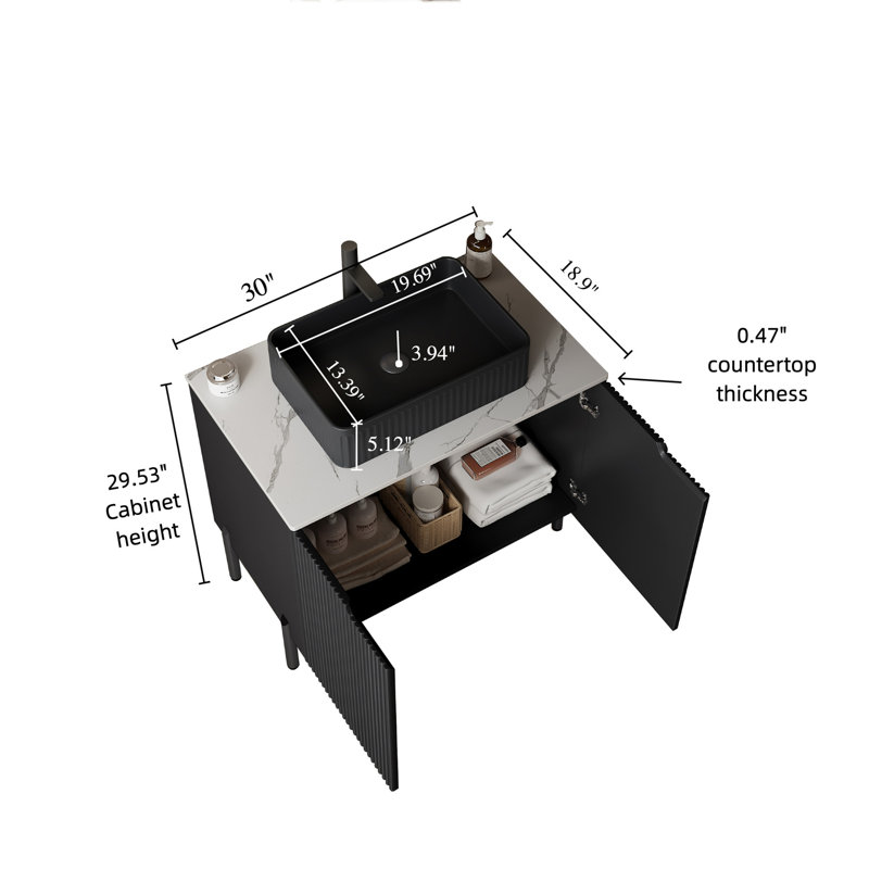 Meuble-lavabo 30 po avec lavabo