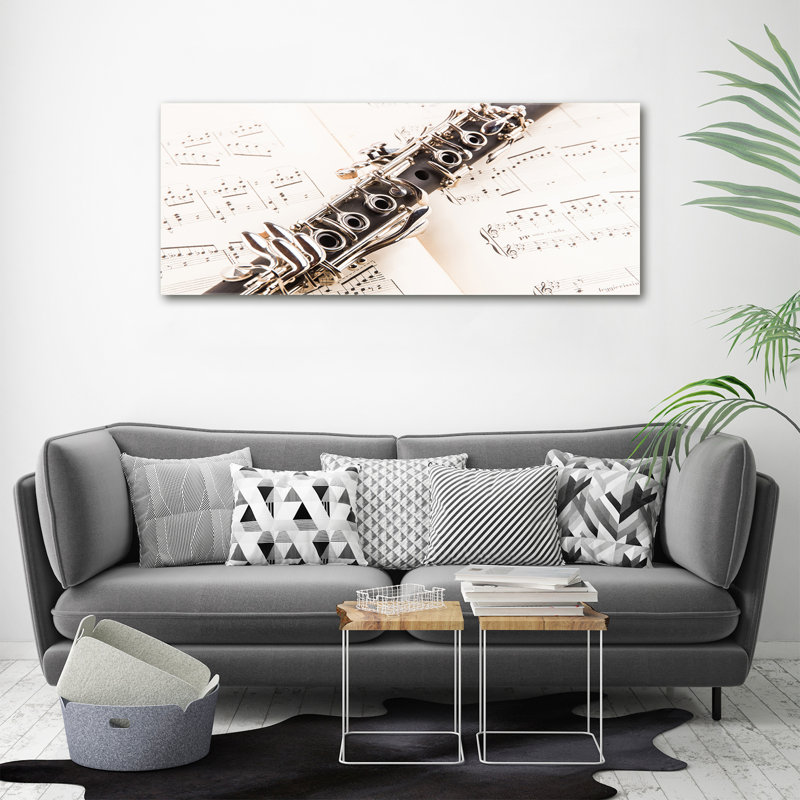 Clarinet - No Frame Print on Canvas