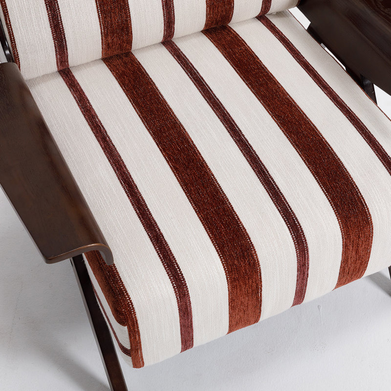 Fauteuil Modern, Blanc/rouge