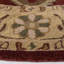 Tapis rouge / doré en laine touffeté à la main Balthrop-19265171