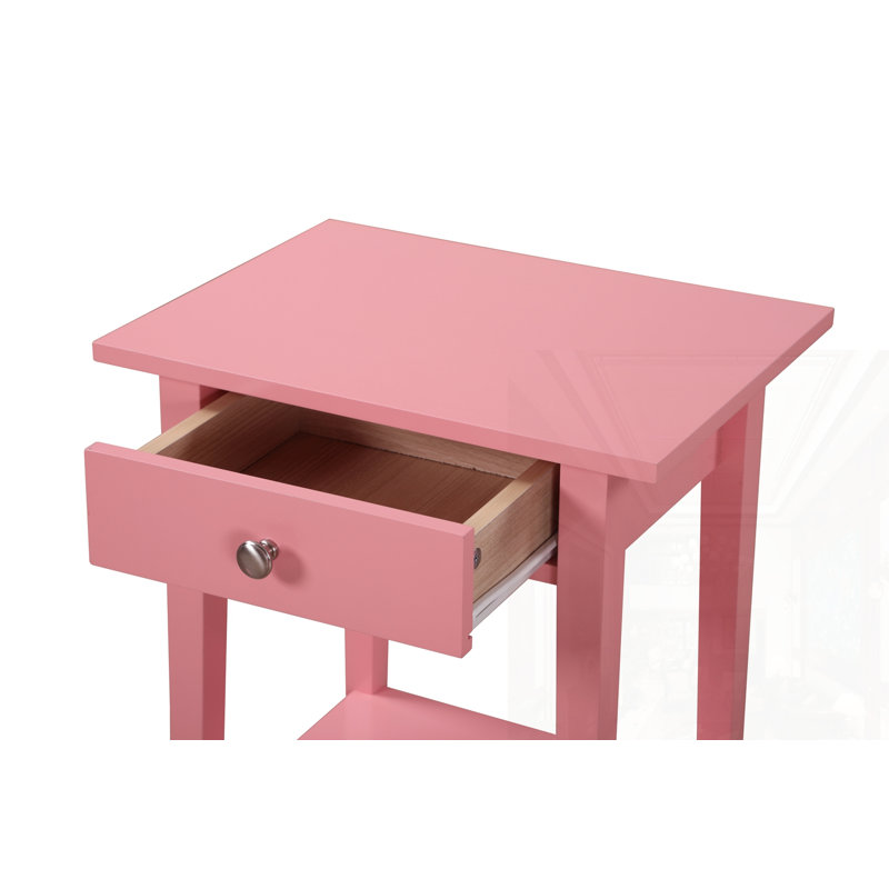 Table de chevet Contemporary, Rose