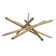 Ikram 12 - Light Sputnik Modern Linear Chandelier