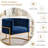 Joemichael Velvet Barrel Chair-1267736805