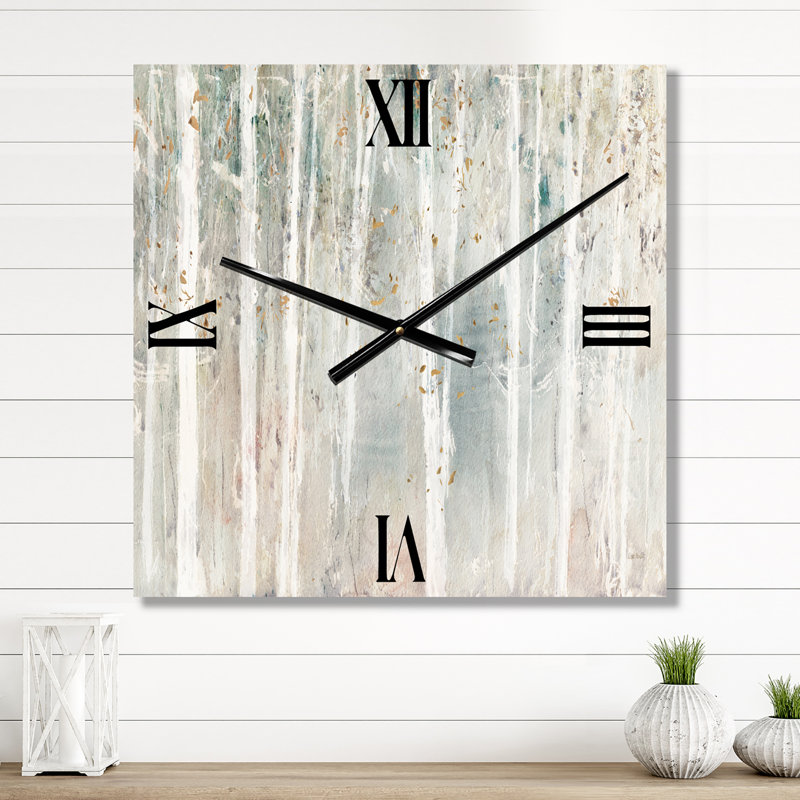 Horloge murale traditionnelle A Woodland Walk in the Forest III, Petit