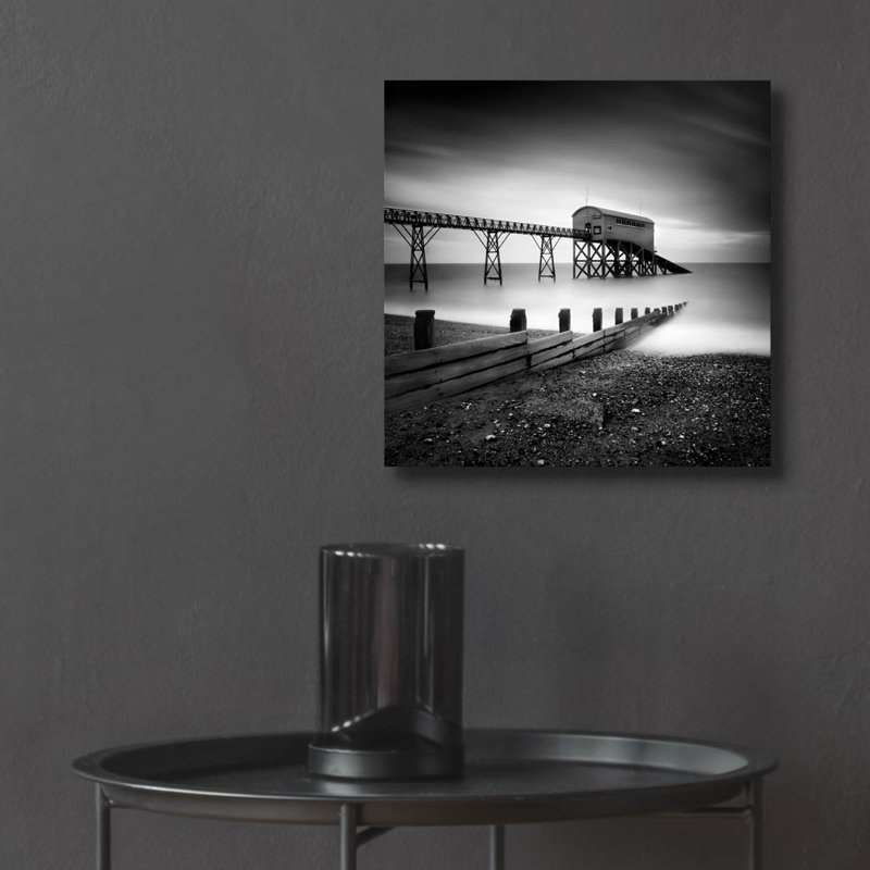 Art mural en verre acrylique, 36 po x 36 po, Selsey, H 12 po x l 12 po