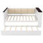 Lit de jour en bois avec tablettes de rangement, dossier rembourré, port USB et lit gigogne-1741783825