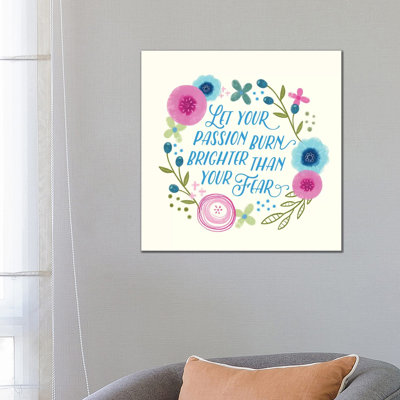 Fierce Girl Pink III by Noonday Design - Wrapped Canvas Gallery-Wrapped Canvas Giclée