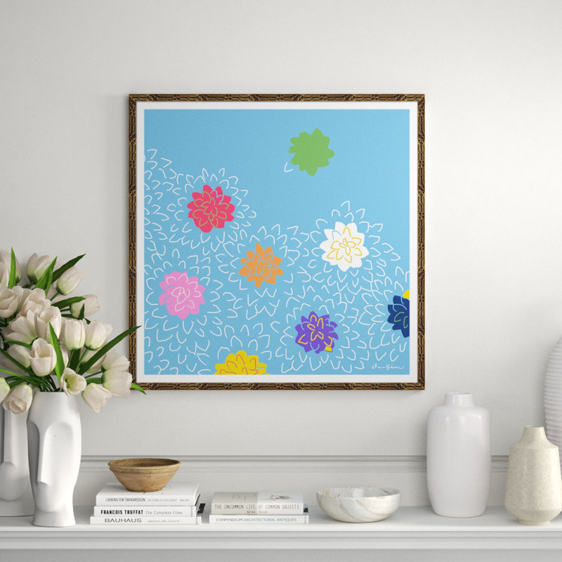 Chrysanthemums Giclee Print by Dana Gibson, Brown