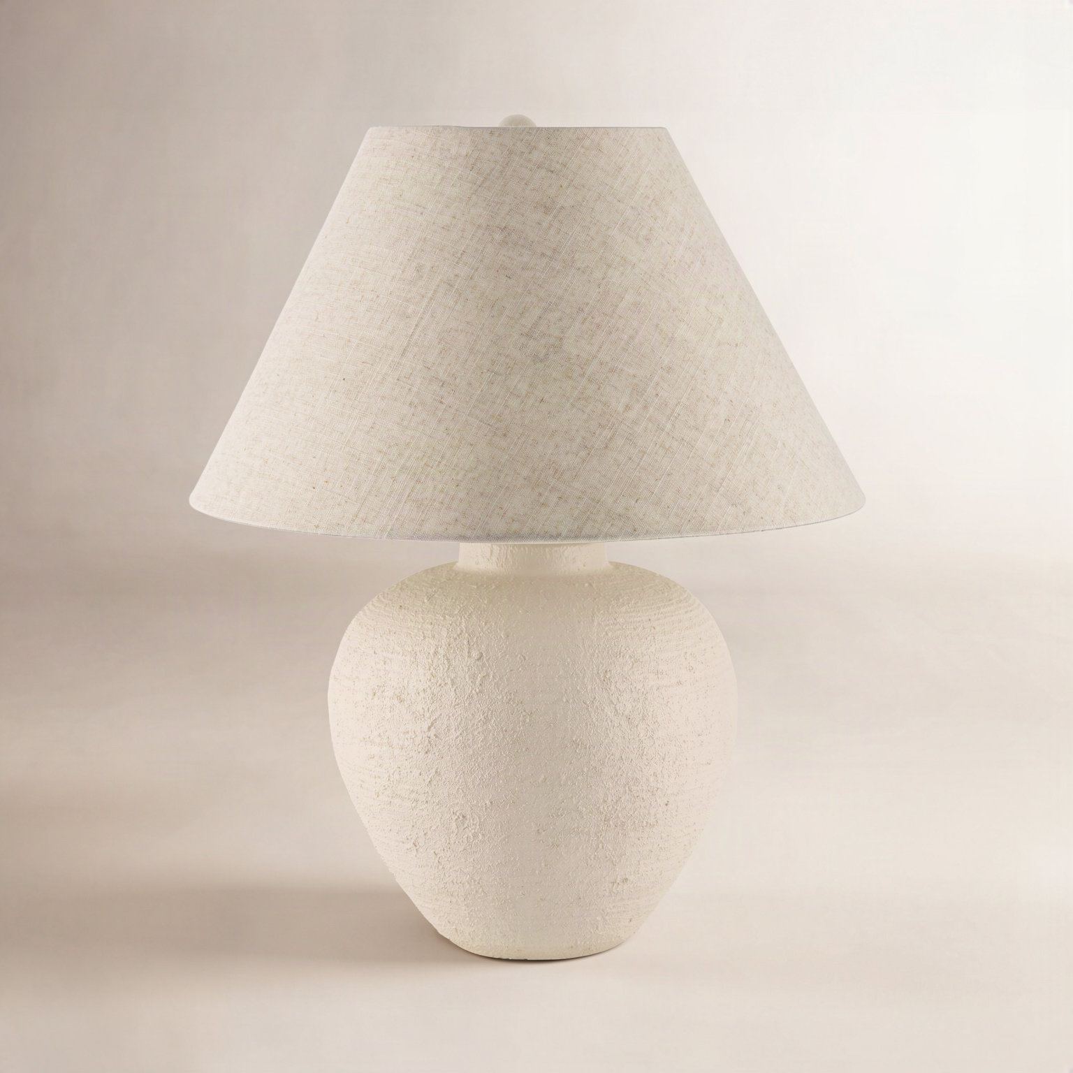 Hive Resin Table Lamp, Cream
