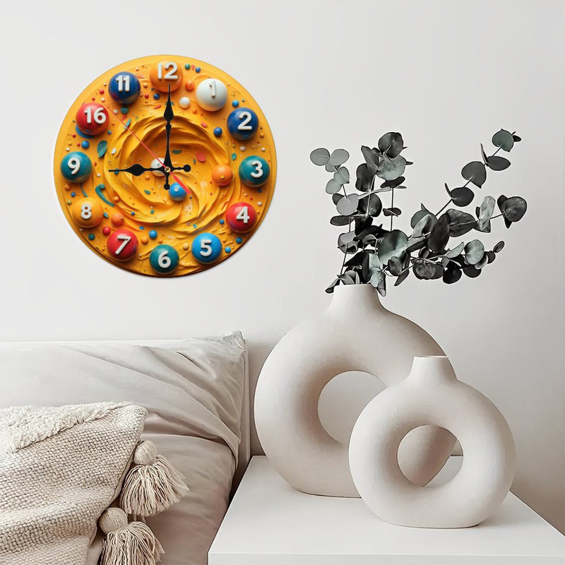 Tourbillon coloré avec nombre de boules amusantes
