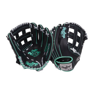 Rawlings NXT Series 12.5" Outfield Baseball Glove, Right Hand Throw, Black