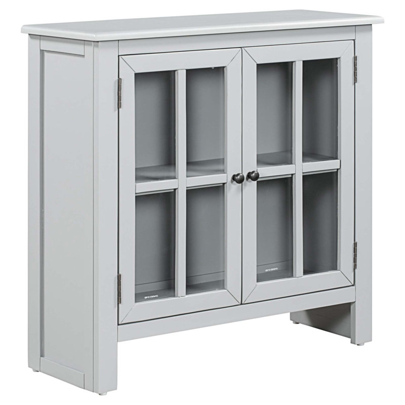 Buffet en bois de pin massif de 31,5 po Kailia