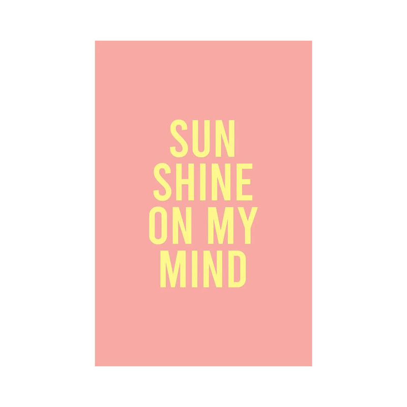 Sunshine On My Mind by Nicole Basque - Gallery-Wrapped Canvas Giclée on Canvas, 66.04 cm H x 45.72 cm W, Wrapped Canvas