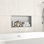Niche de douche rectangulaire 24 po x 12 po en acier inoxydable