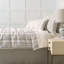 Stone Washed Linen Tailored Paneled Bed Skirt-39315082-39315086