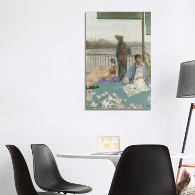 «Variations In Flesh Color And Green The balcon», reproduction d'art sur toile tendue