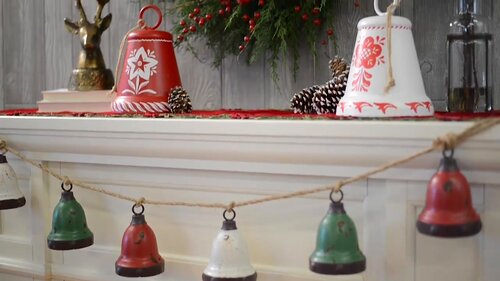 9 Piece Large Assorted Colorful Christmas Bells (Set of 9) The Holiday Aisle