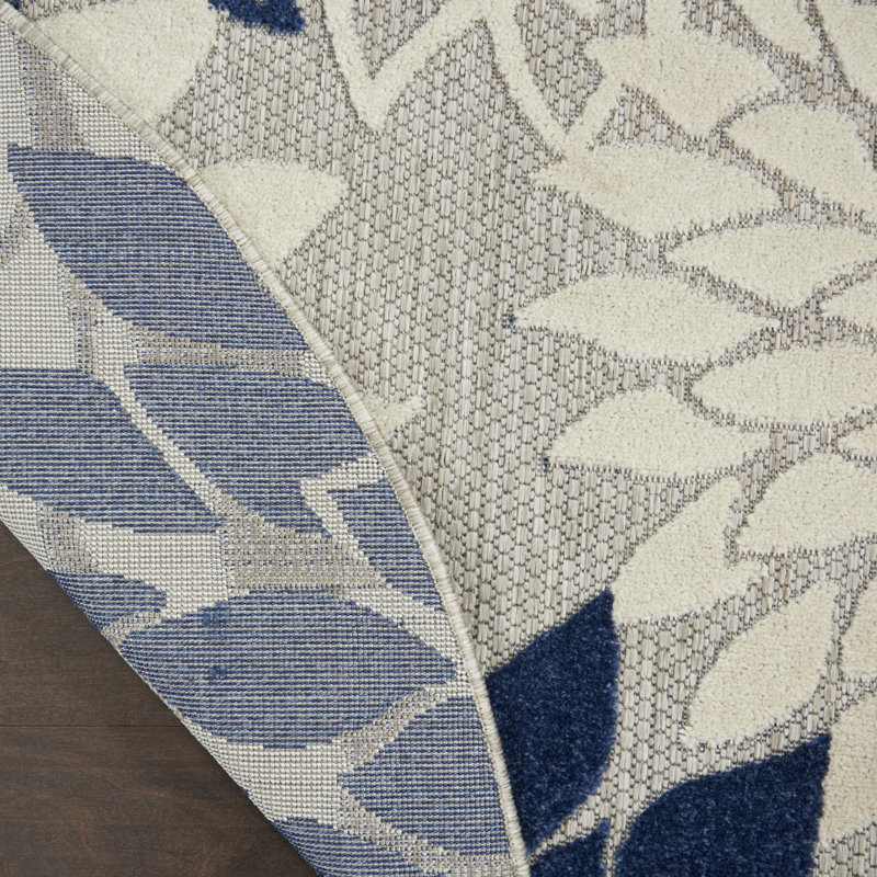 Abela Floral Indoor Rug, Round 5'3"