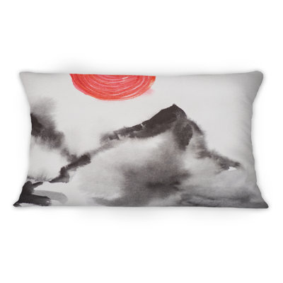 Coussin décoratif japonais 12 po x 20 po