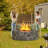 Circle Stainless Steel Fire Pit Accessory-97416300