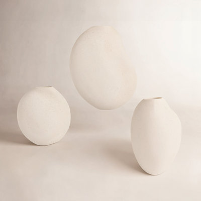 3 Piece Pebble Wall Vase Set