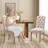 Luxurious Dining Chair Modern Button-Tufted Parsons Chair For Dining Room & Kitchen, Upholstered & Padded Seat For Extra Comfort-1051475947
