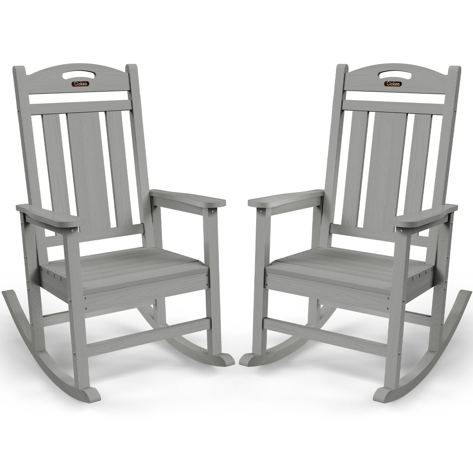 Rosecliff Heights Outdoor Rocking Chairs Weather-Resistant HDPE Rocking ...