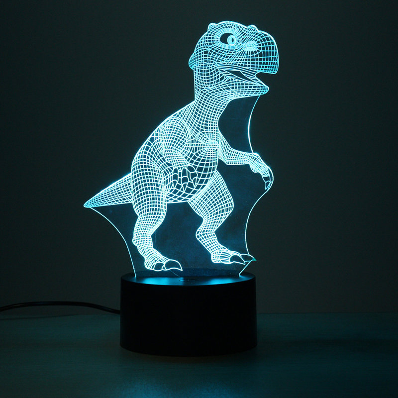 Veilleuse dinosaure 3D