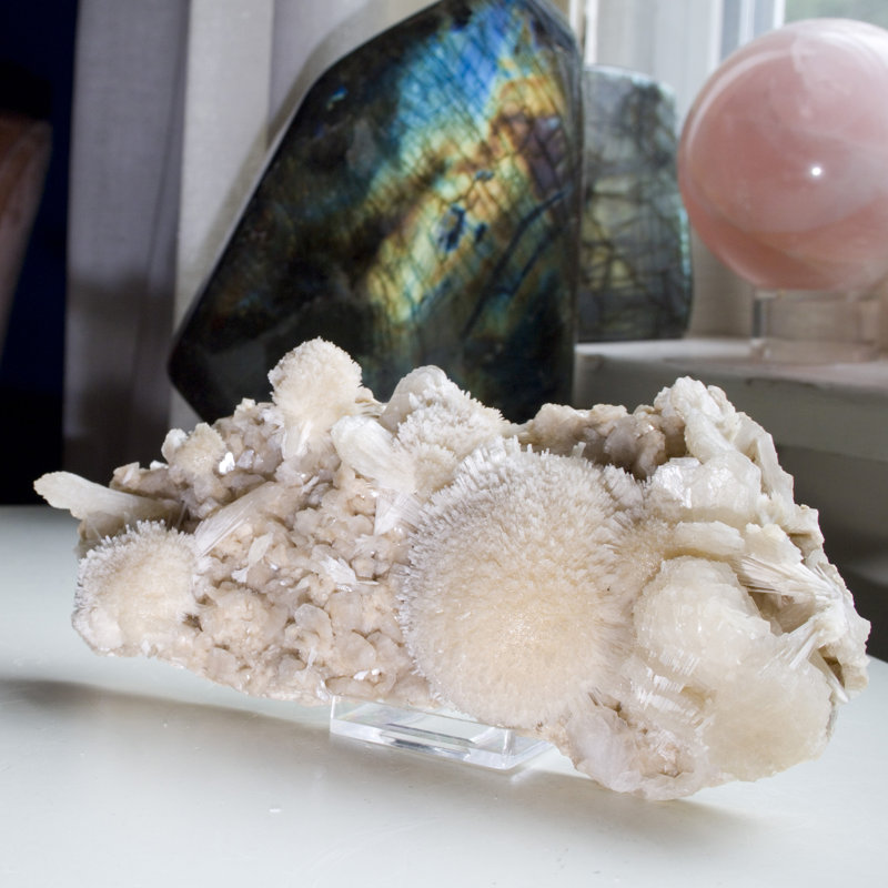 Thomsonite et Stilbite exceptionnels avec heulandite