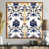 Toile avec cadre flottant brun