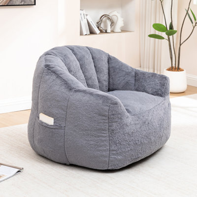 Fauteuil à billes pour adultes et jeux de société dans la chambre, rembourrés de mousse haute densité, coin de lecture facile à organiser, fond antidérapant