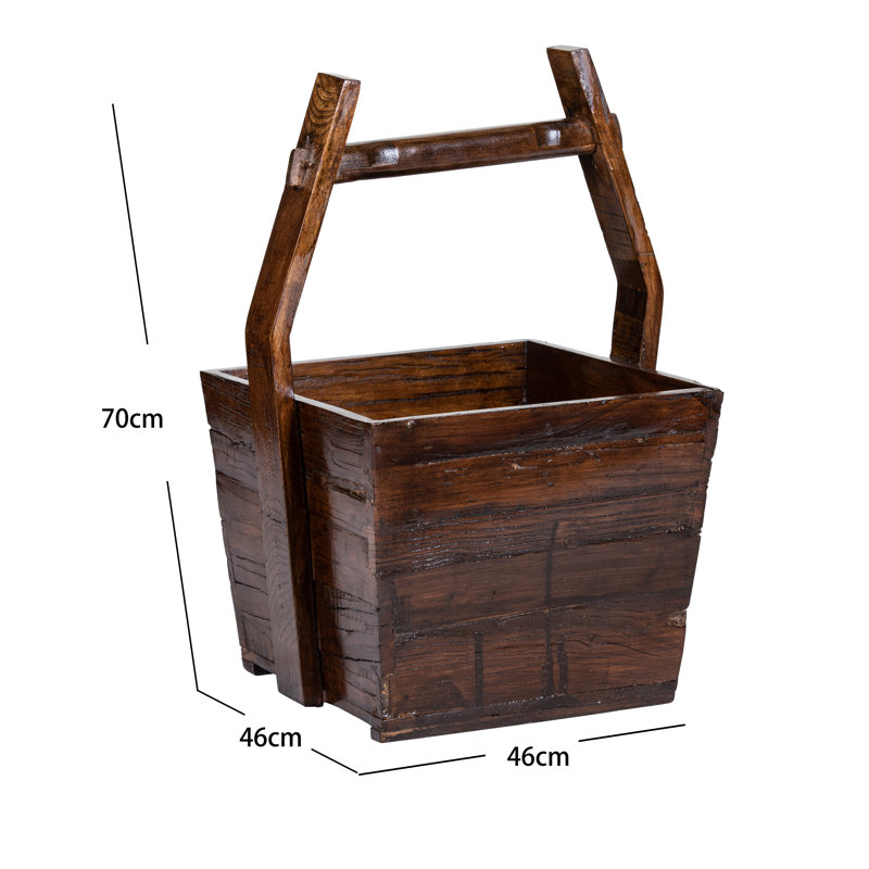 Bloomsbury Market Solid Wood Decorative Bin