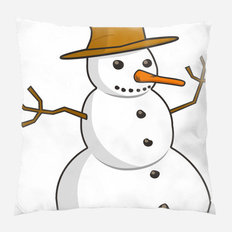  Coussin Snowman