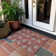Washable Floral Indoor / Outdoor Rug