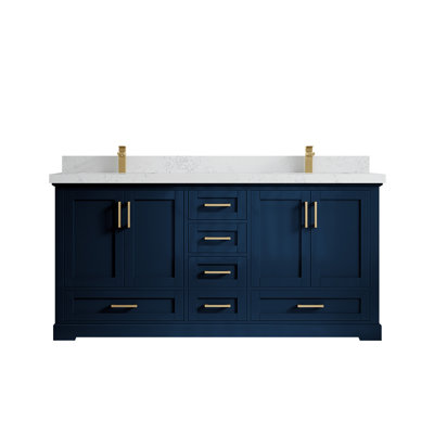 Ensemble de meuble-lavabo double 72 po Esin
