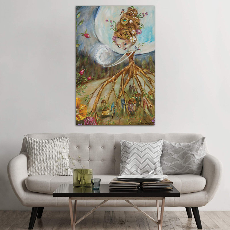 Protector 1 Piece Wrapped Canvas Painting, 152.5 cm H x 101.5 cm W